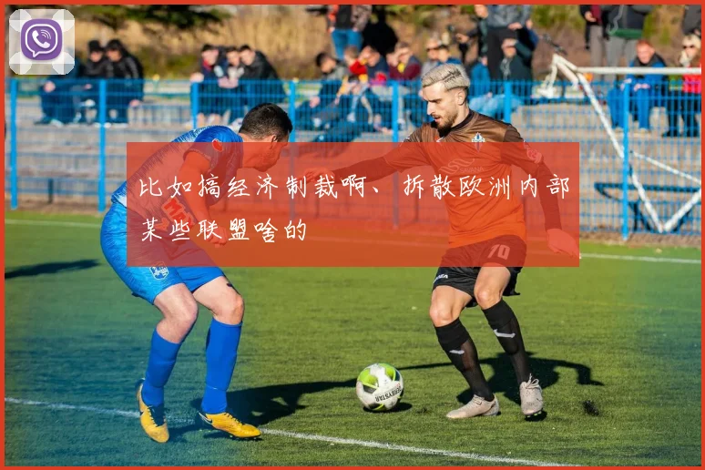 比如搞经济制裁啊、拆散欧洲内部某些联盟啥的